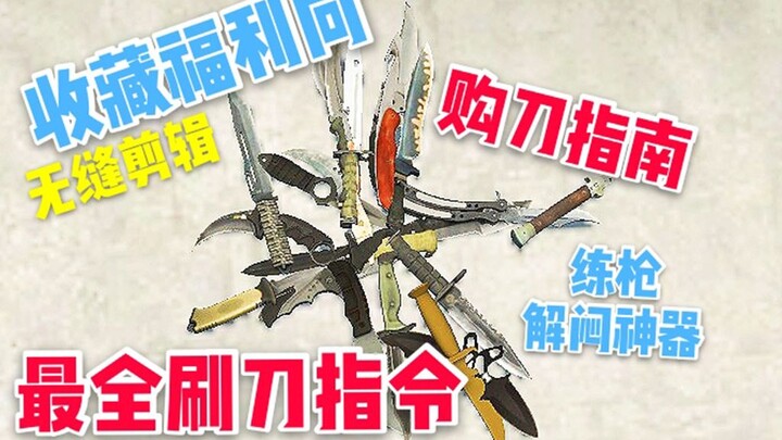 [CS:GO Collector’s Guide] The most comprehensive knife-grinding commands and buying guide on Bilibil