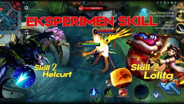 Apakah skill 2 Helcurt bisa di tahan skill 2 Lolita??EKSPERIMEN SKILL HERO