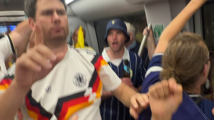 When an introvert lands among extroverts, whose turf ends up taking over? Scottish fans really know 