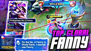 TOP 4 FANNY WORLD RANK!! | RANKED GAMEPLAY | MLBB
