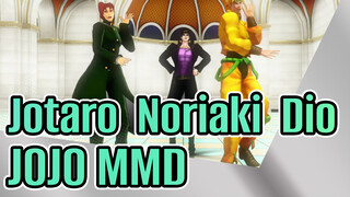 Jotaro & Noriaki + Dio Người từ chối im lặng / JOJO MMD / Dừng sai thời gian