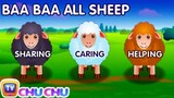 YouTube ChuChuTV | Baa Baa Black Sheep - The Joy of Sharing! | Songs | Views+50