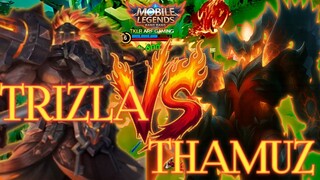 Pertarungan Bar-Bar Exp Lane.🔥THAMUZ VS TRIZLA..Siapakah Yang Lebih Keras ❗❗