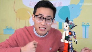 Reproduksi klasik masa kanak-kanak, versi blok bangunan dari mecha perspektif lengan besi Astro Boy,