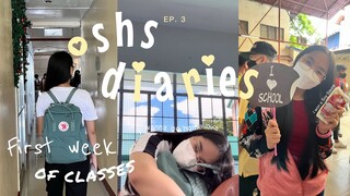 shs diaries ♡ | first week of classes 2022!📚| STEM 11 | Philippines