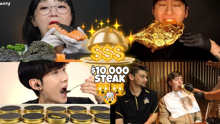 MOST EXPENSIVE FOODS IN THE WORLD EAT ON YOUTUBE! ▶️🙀🤑🙀
