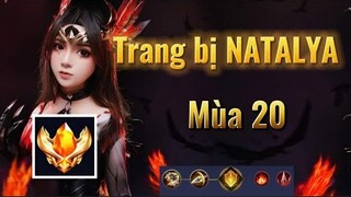 Trang bị Natalya mùa 20 phù hợp mọi trận đấu | liên quân | Trâm anh nata