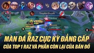 MÀN ĐÁ RAZ CỰC KỲ ĐẲNG CẤP CỦA TOP 1 RAZ TRONG KÈO ĐỐI ĐẦU VỚI TOP VIỆT NAM MURAD VÀ CAPHENY