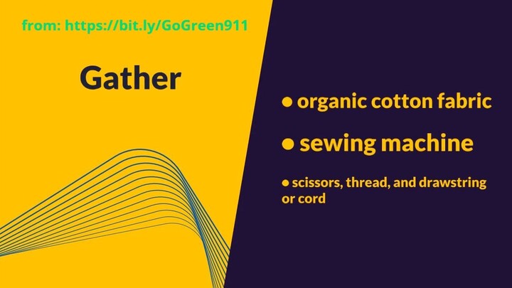 How to Make Your Own Organic Cotton Mesh Produce Bags