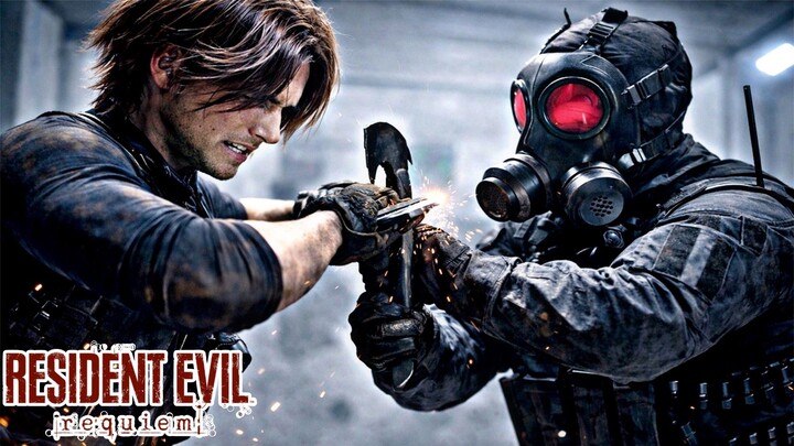 Leon vs Hunk Boss Fight