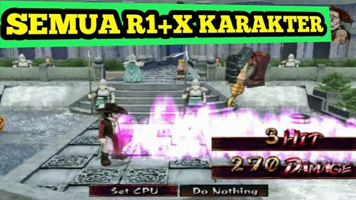SEMUA R1 + X KARAKTER DI ONE PIECE: GRAND ADVENTURE INDONESIA ( PS2 )