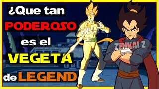 ¿Que tan PODEROSO es VEGETA de LEGEND A DRAGON BALL TALE? Rey VEGETA PRIMAL