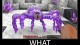 Minecraft รออะไร meme part 70 minecraft amethyst spider ที่เหมือนจริง