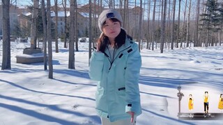 "Love", but dancing in the snow.