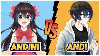 pilih siapa gaes? ANDINI WANGY WANGY vs ANDI JOMB=