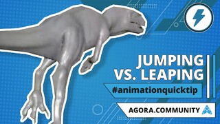 ⚡Animation Quick Tip | Jumping Vs. Leaping
