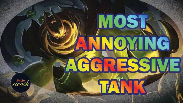 MLBB Annoying & Aggressive tank Gloo game play | Best Build 2021 | Emblem | Guide | Mobile Legends