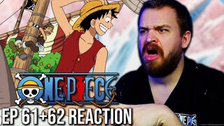 WE'RE IN THE GRAND LINE | One Piece EP 61+62 Reaction & Review!