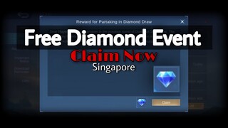 CLAIM FREE DIAMONDS FROM SINGAPORE EVENT  || MLBB NEW WEB EVENT || Mobile Legends: Bang Bang