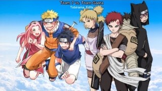 Who is Strongest? Team 7 vs. Team Gaara