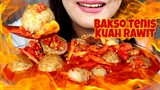 ASMR BAKSO TENIS KUAH CABE RAWIT | ASMR MUKBANG INDONESIA | EATING SOUNDS