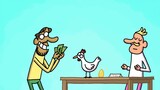 "Cartoon Box Series" is an imaginative little animation with unpredictable endings - the chicken tha