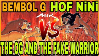 Bembol G The Lion vs  HOF NiNi The Chihuahua | mir4