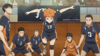 Karasuno Vs. Tokonami..  Hinata's power attack !!! ...Joy and tears