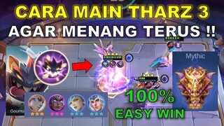 CARA MAIN COMMANDER THARZ SKILL 3 AGAR MENANG TERUS !! 100% EASY WIN !! MAGIC CHESS COMBO TERKUAT