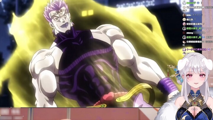 Rian laughed while watching the livestream of "Jotaro vs. DIO: Translated 20 Times by Google"!