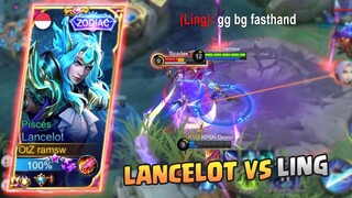 AGGRESSIVE LANCELOT VS LING  🔥🔥🔥 | LANCELOT GAMEPLAY | MLBB