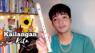 KAILANGAN KITA - Recorder Flute Cover with Easy Letter Notes