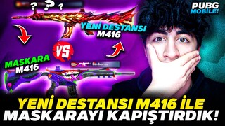 YENİ DESTANSI M416 İLE M416 MASKARAYI KAPIŞTIRDIK! 😱 ( SİLAH SEKMİYOR?? ) - PUBG Mobile