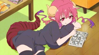 [Dragon Maid] Elulu lives a fat home life!