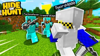 these Minecraft ENEMIES came together and had a HUGE BATTLE! - Hide Or Hunt #5