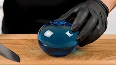 AI ASMR Glass fruit real or cake #ai #glasscutting #asmr #satisfying #relax #rea