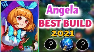 ANGELA BEST BUILD 2021 BY TOP GLOBAL ANGELA | ANGELA NEW BUILD 45% CD | Kaira Voice Reveal