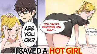 I Saved A Hot Girl On A Street And Now She Wants To Thank Me (Comic Dub | Animated Manga)