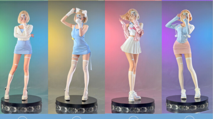 The milky skirt is so beautiful! "Salty style outfit"