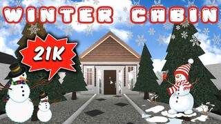 Roblox Bloxburg: Budget Winter Cabin speed build and tour - November 22,2020, | Minami Oroi