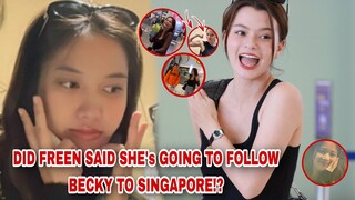 OMG UPDATE!! Is FREEN going to follow BECKY in Singapore to watch Era's Tour!? - "Public Date"