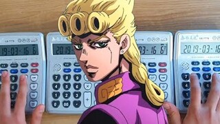 用4台计算器演奏JOJO的奇妙冒险-黄金之风OP2 《背叛者的镇魂曲》（Traitor's Requiem）
