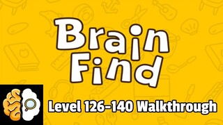 Brain Find Level 126-140 Walkthrough