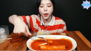 Garaetteok xào cay, phô mai que, thiệt heo chiên xù phần 7 #mukbang