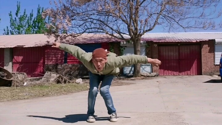 The folk uncle danced a different breakdance