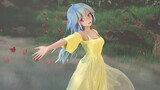 [Fabric|C4D|2K movie-level image quality] Miku looks like a fairy? Wait...a pale yellow dress! [Surr