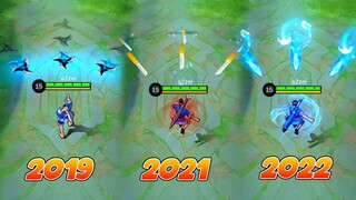 Hayabusa Revamped Sushi Master VS 2019 & 2021 Skill Effects | MLBB Comparison