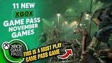 11 AWESOME NEW XBOX GAME PASS GAMES REVEALED FOR NOVEMBER