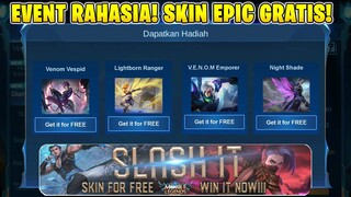 CLAIM SKIN EPIC GRATIS DARI EVENT TERSEMBUNYI MLBB!! CUMA SHARE  KE TEMAN KAMU DAPAT SKIN EPIC!