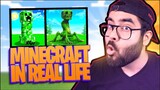 MINECRAFT MOBS IN REAL LIFE #1 | Hitesh KS REACTION